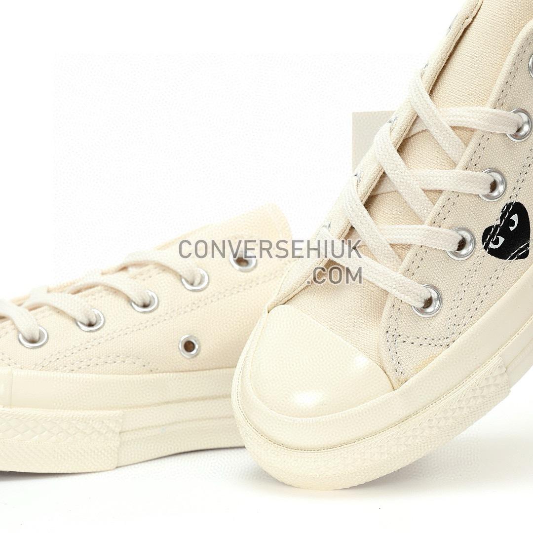 Converse x Comme des Garcons PLAY Chuck 70 Multi Heart Milk/Black/Egret A08150C Shoes