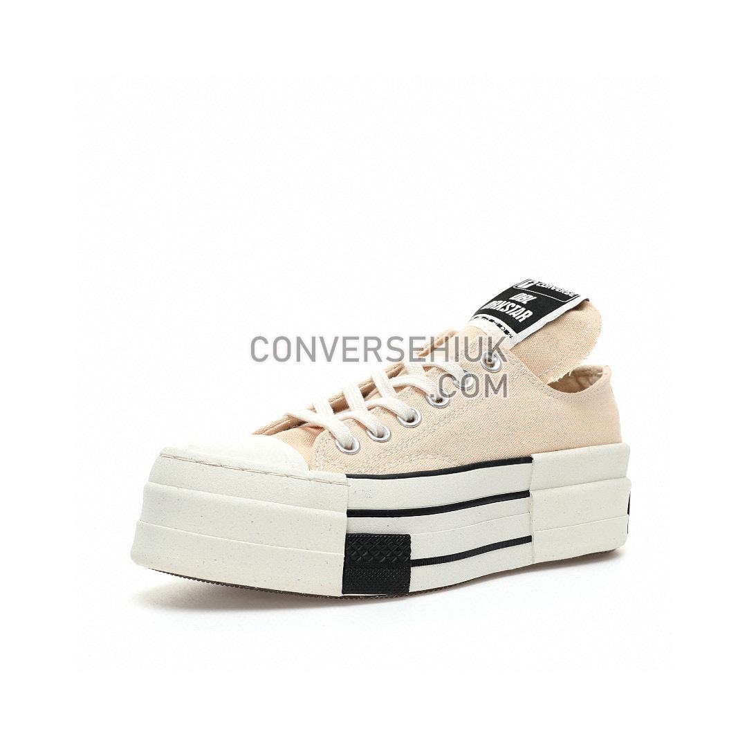 Converse x Rick Owens DRKSHDW DBL DRKSTAR Chuck 70 Low Natural Ivory/Black/Egret A04955C Shoes