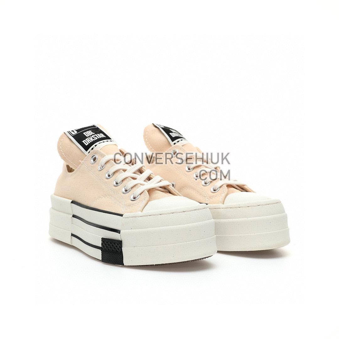 Converse x Rick Owens DRKSHDW DBL DRKSTAR Chuck 70 Low Natural Ivory/Black/Egret A04955C Shoes