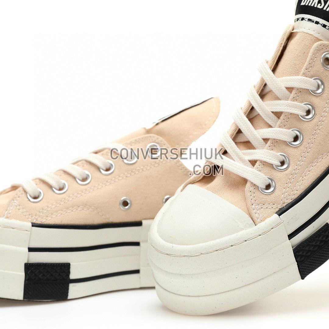 Converse x Rick Owens DRKSHDW DBL DRKSTAR Chuck 70 Low Natural Ivory/Black/Egret A04955C Shoes