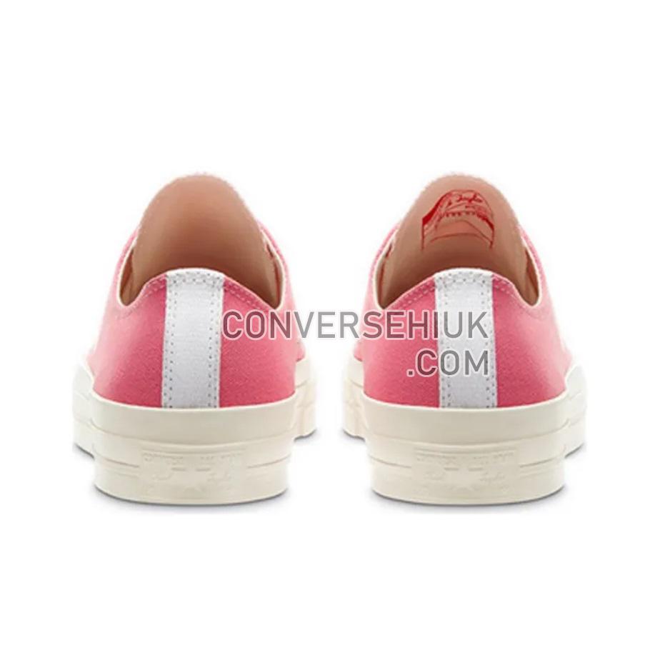 Converse x Comme des Garcons PLAY Chuck Taylor All-Star 70 Low Bright Pink/White 168304C Shoes