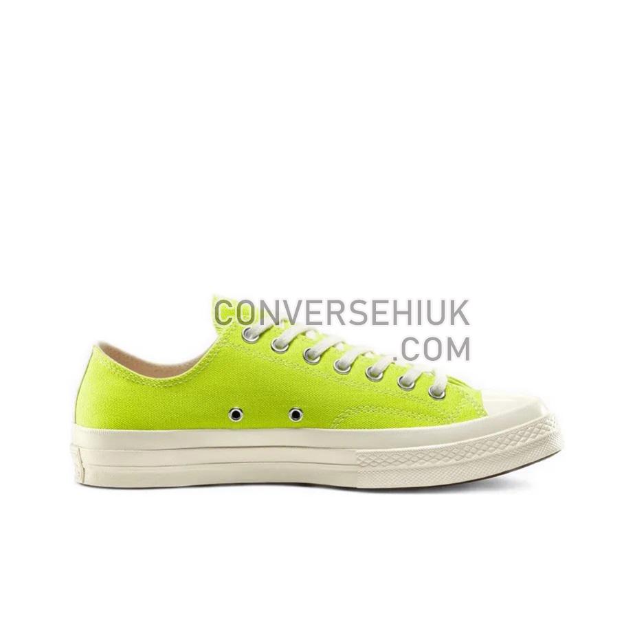 Converse x Comme des Garcons PLAY Chuck Taylor All-Star 70 Low Bright Green/White 168302C Shoes