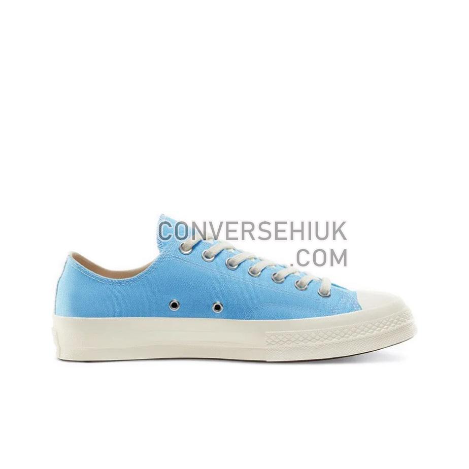 Converse x Comme des Garcons PLAY Chuck Taylor All-Star 70 Low Bright Blue/White 168303C Shoes