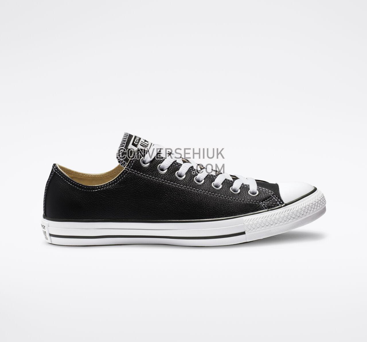 Converse Chuck Taylor All Star Leather Low Top Black 132174C Shoes