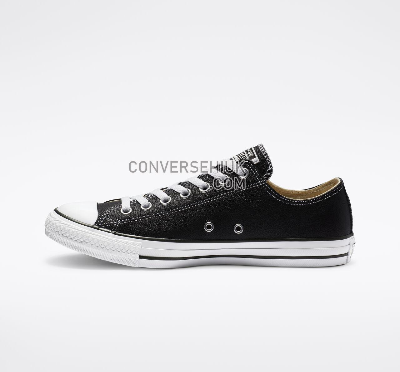 Converse Chuck Taylor All Star Leather Low Top Black 132174C Shoes