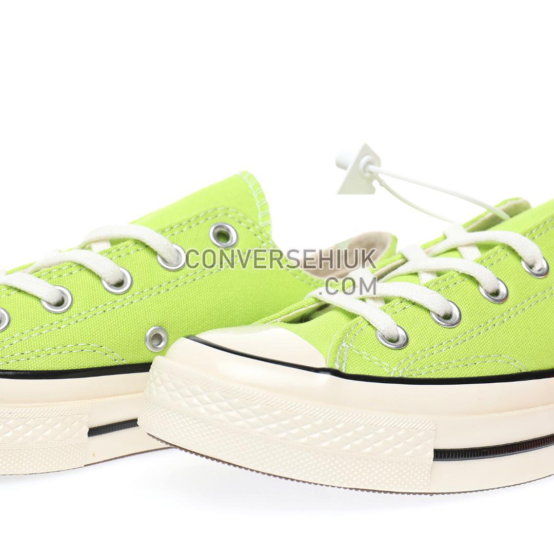 Converse Chuck 70 Low Canvas Top Lime Twist Fluorescent Green/Egret/Black 172142C Shoes