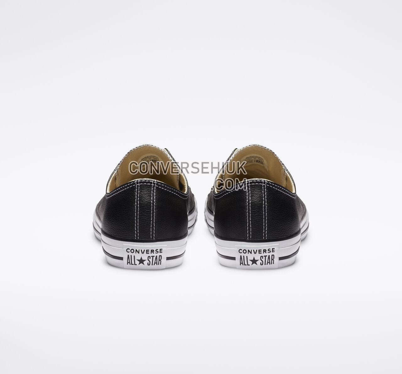 Converse Chuck Taylor All Star Leather Low Top Black 132174C Shoes