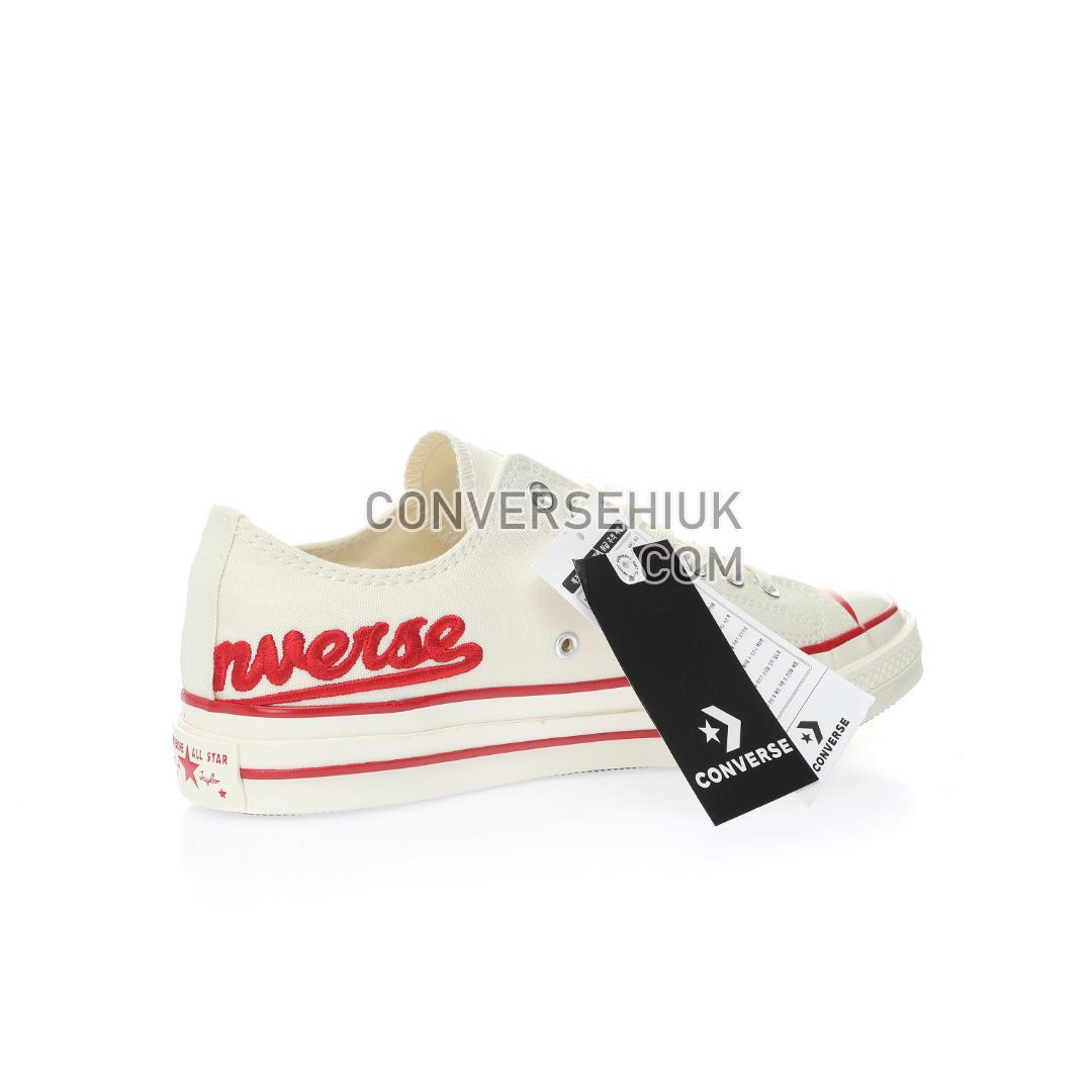 Converse Chuck Taylor All Star 70s Low Nostalgia Verbiage Red/Egret/White A04176C Shoes