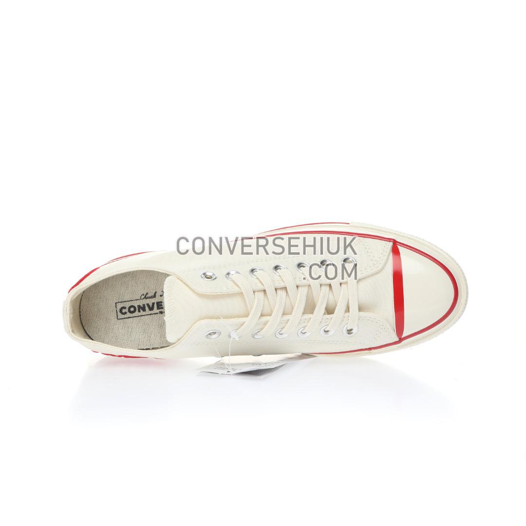 Converse Chuck Taylor All Star 70s Low Nostalgia Verbiage Red/Egret/White A04176C Shoes