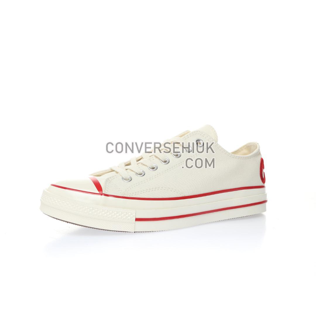 Converse Chuck Taylor All Star 70s Low Nostalgia Verbiage Red/Egret/White A04176C Shoes