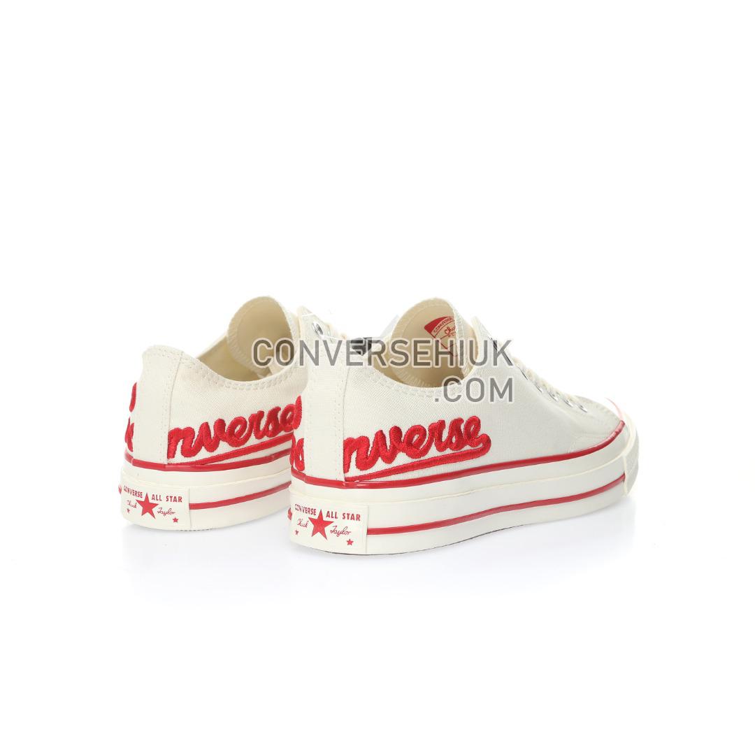 Converse Chuck Taylor All Star 70s Low Nostalgia Verbiage Red/Egret/White A04176C Shoes