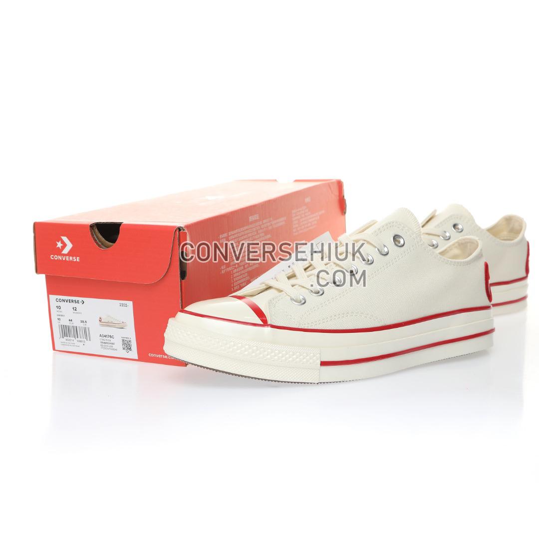 Converse Chuck Taylor All Star 70s Low Nostalgia Verbiage Red/Egret/White A04176C Shoes