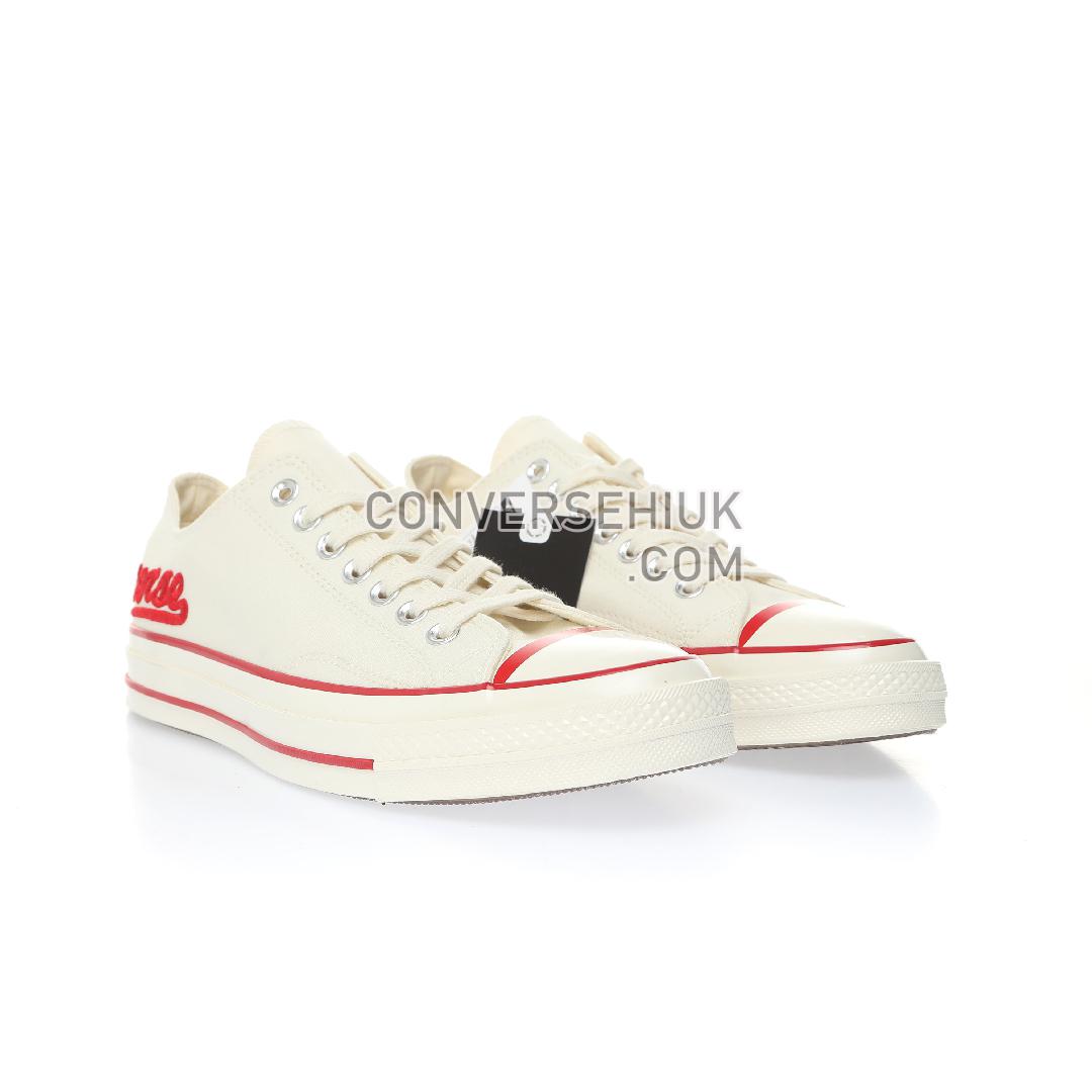 Converse Chuck Taylor All Star 70s Low Nostalgia Verbiage Red/Egret/White A04176C Shoes