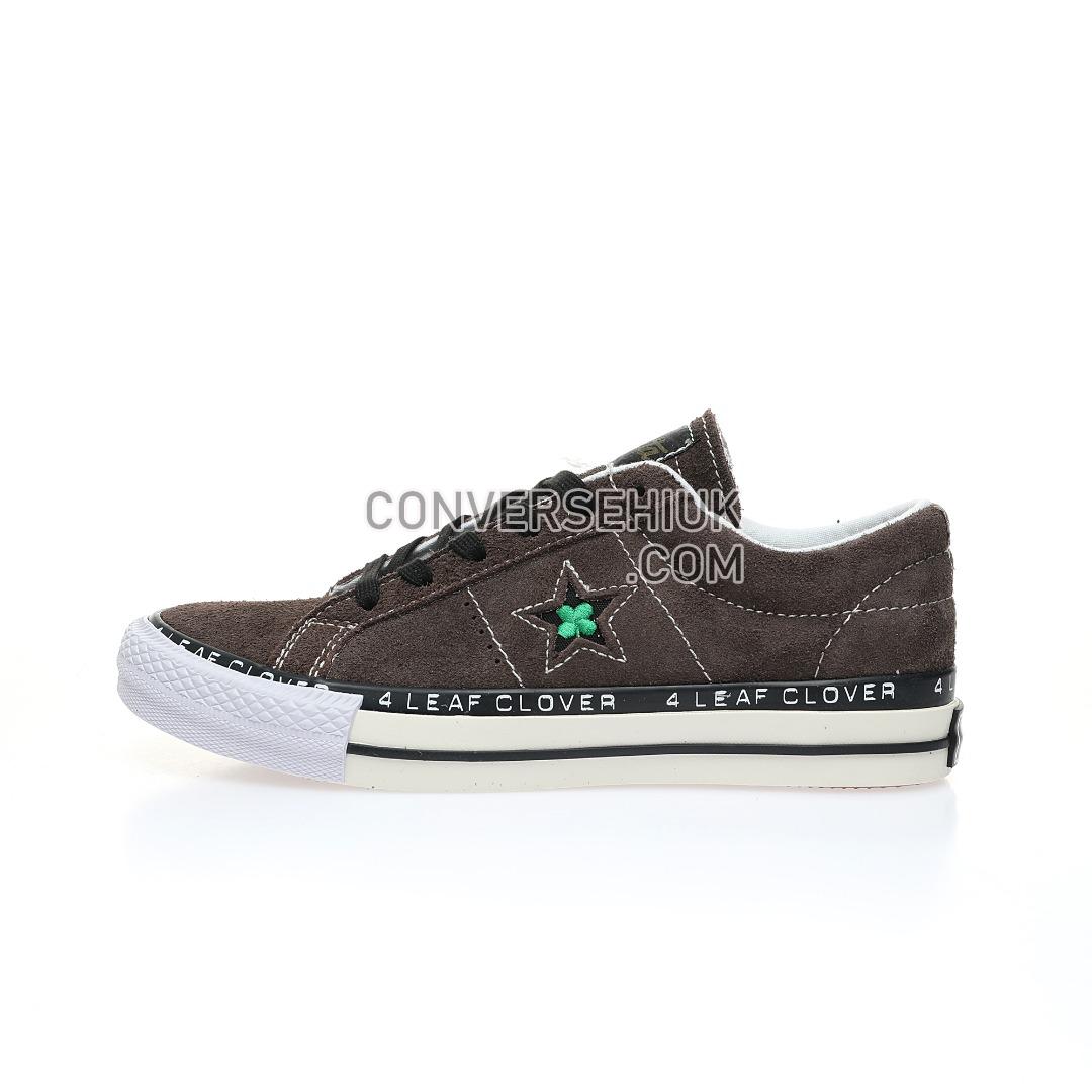 Converse x Patta Four-Leaf Clover One Star Pro Low Top Java/Burnt Olive/White A03174C Shoes