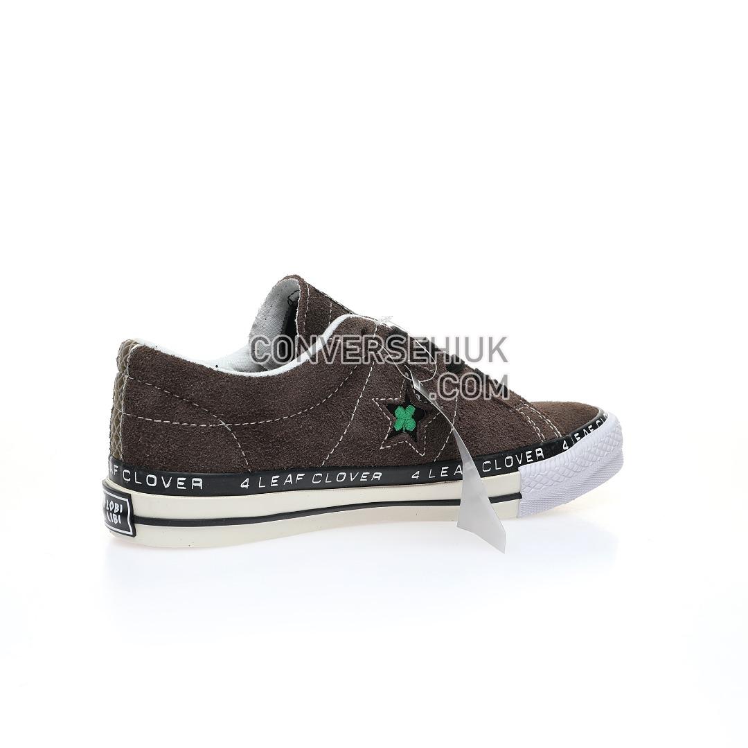 Converse x Patta Four-Leaf Clover One Star Pro Low Top Java/Burnt Olive/White A03174C Shoes