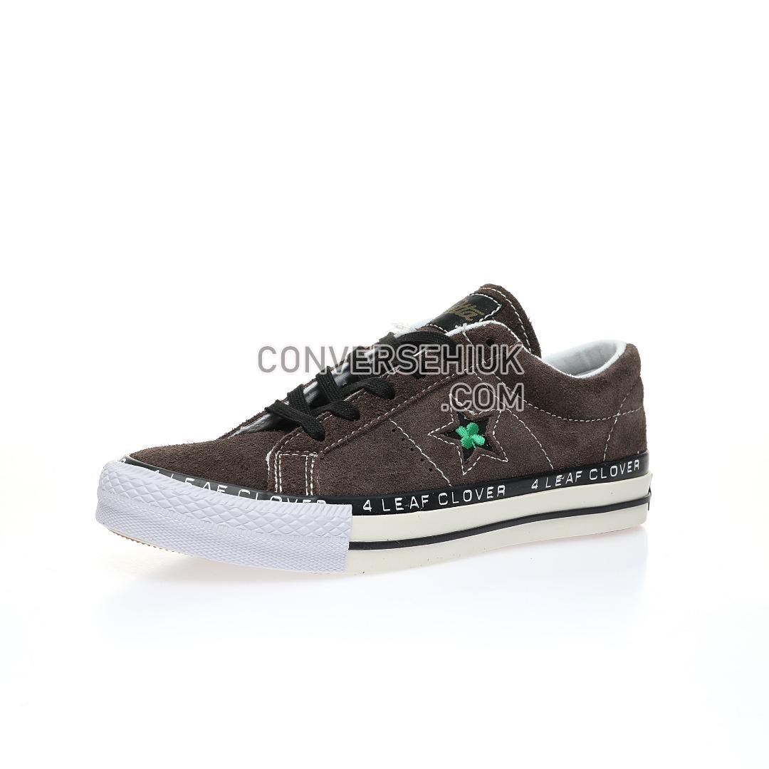 Converse x Patta Four-Leaf Clover One Star Pro Low Top Java/Burnt Olive/White A03174C Shoes