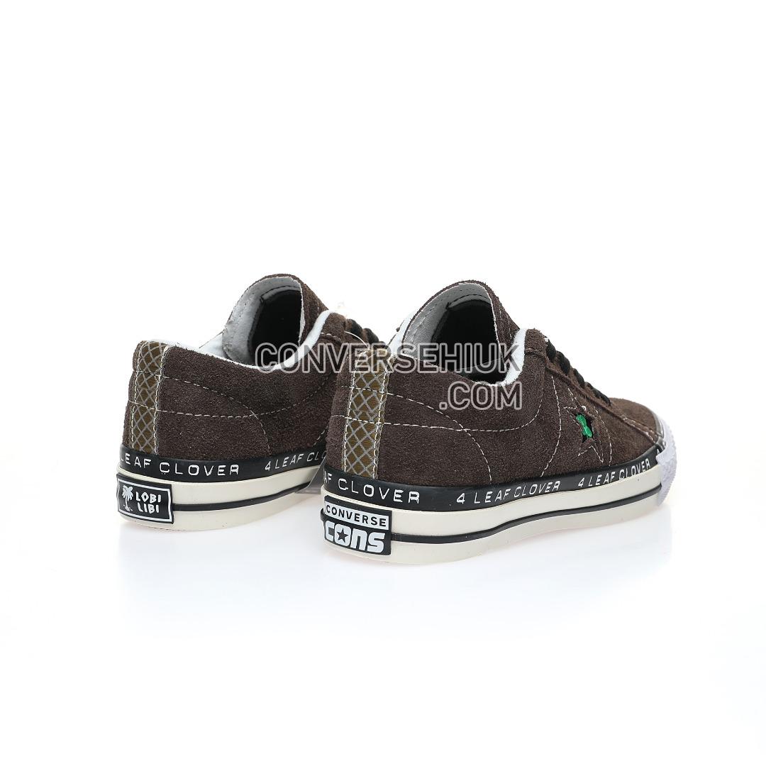 Converse x Patta Four-Leaf Clover One Star Pro Low Top Java/Burnt Olive/White A03174C Shoes