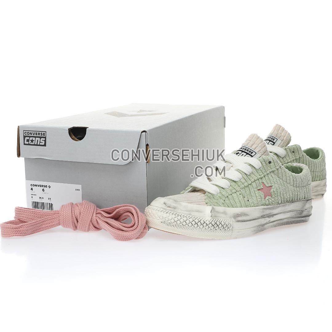 Converse One Star Pro Green Distressed Green/Beige/Pink A03755C Shoes