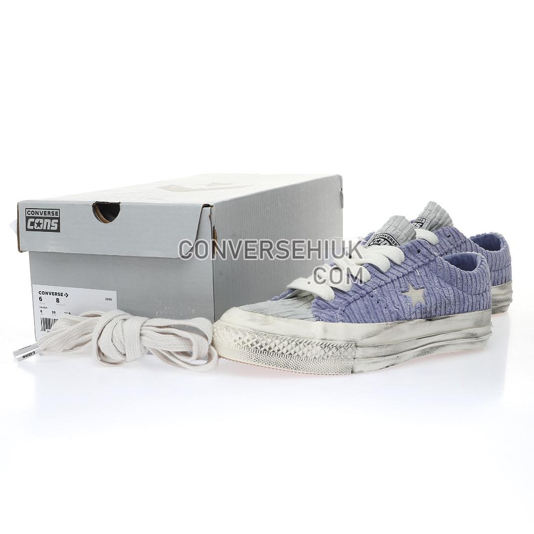 Converse One Star Pro Low Purple Distressed Slate Lilac/Purple A03754C Shoes