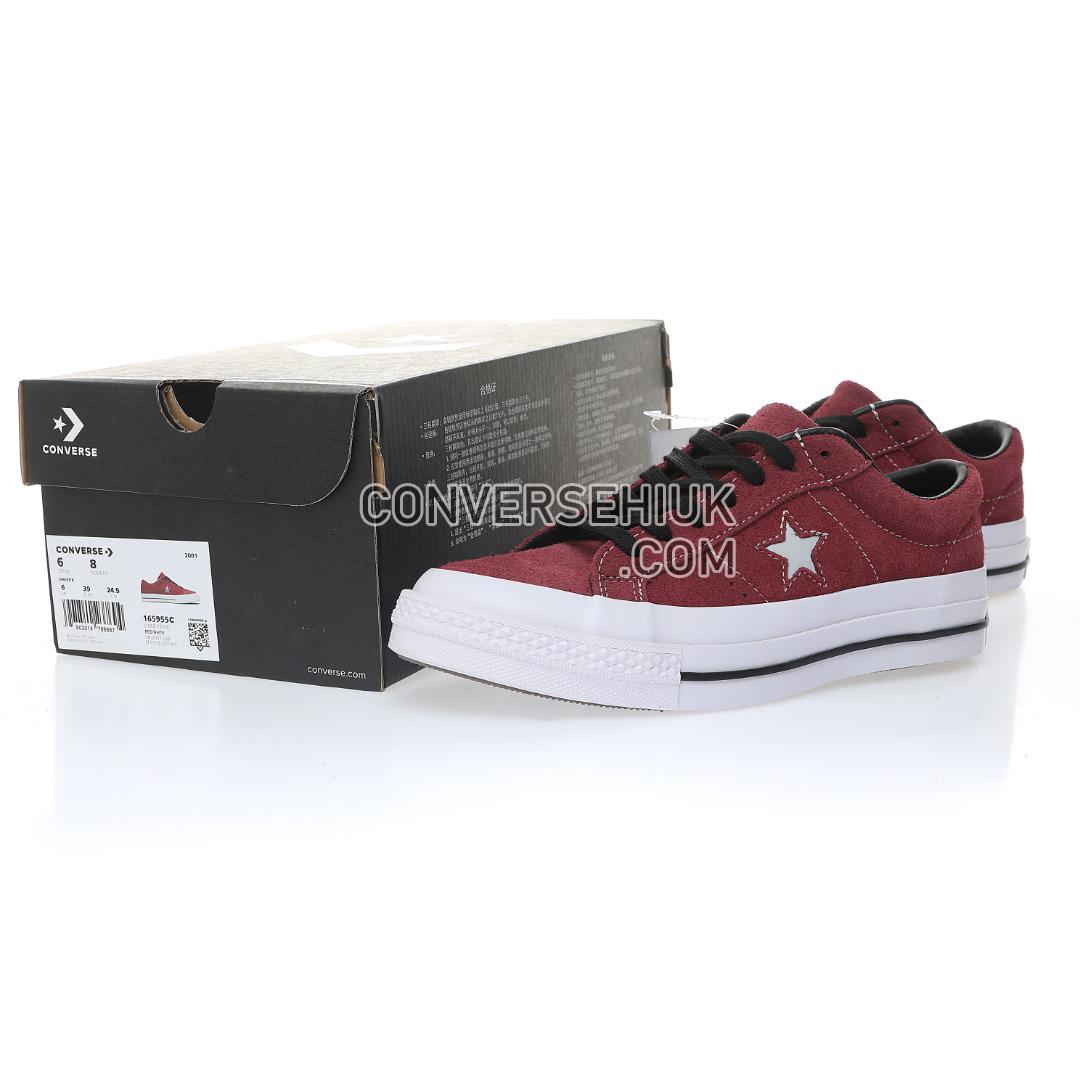 Converse One Star Low Top Rose Red/White 165955C Shoes