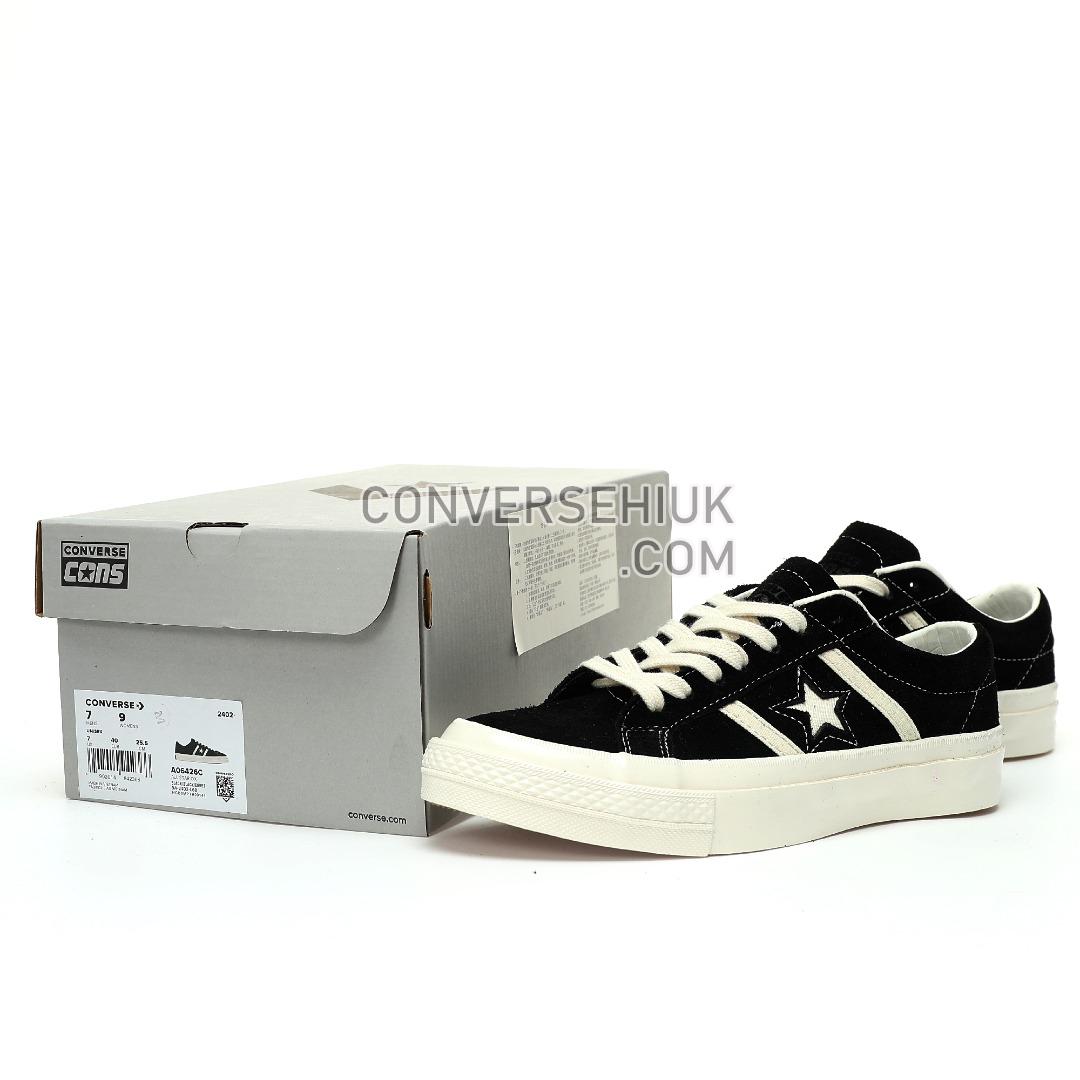 Converse One Star Academy Pro Suede Black/Egret/Egret A06426C Shoes