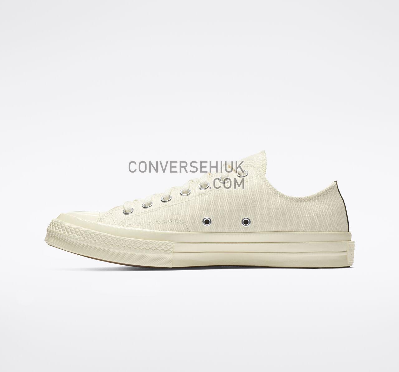 Converse x Comme des Garccedilons PLAY Chuck 70 Milk/White/High Risk Red 150207C Shoes