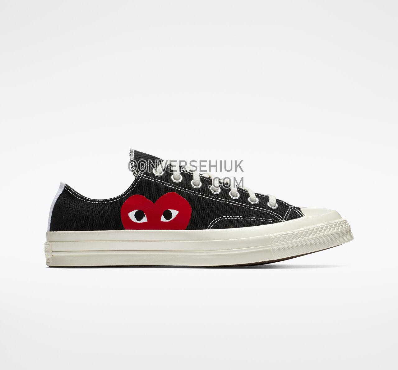 Converse x Comme des Garccedilons PLAY Chuck 70 Black/White/High Risk Red 150206C Shoes