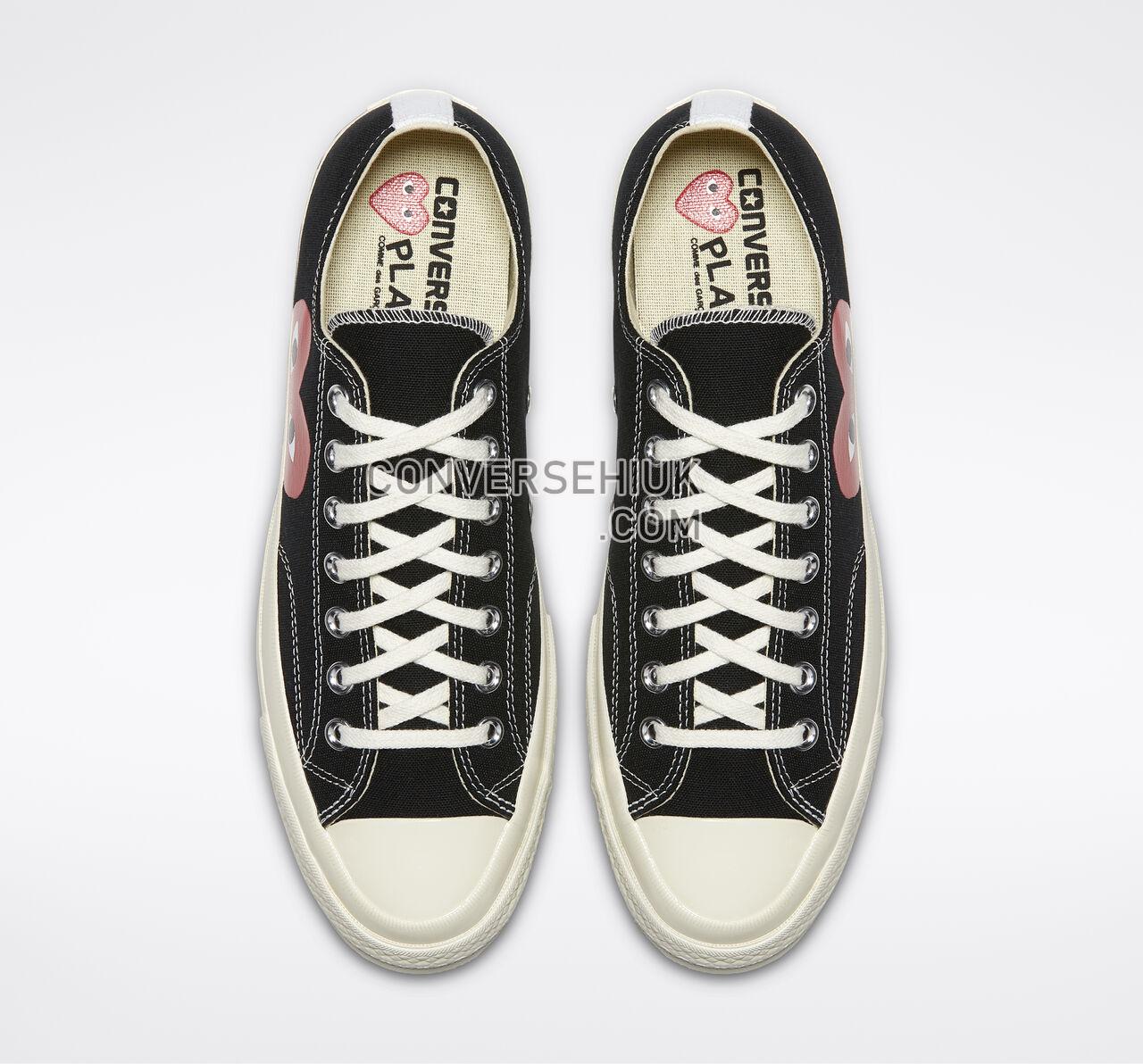 Converse x Comme des Garccedilons PLAY Chuck 70 Black/White/High Risk Red 150206C Shoes