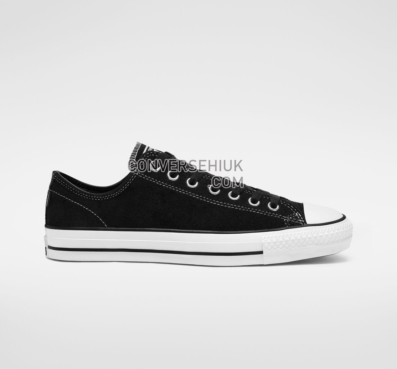 Converse CTAS Pro Suede Low Top Black/Black/White 159574C Shoes