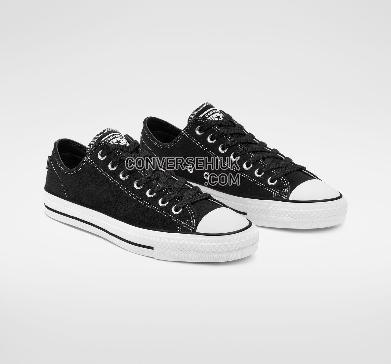 Converse CTAS Pro Suede Low Top Black/Black/White 159574C Shoes