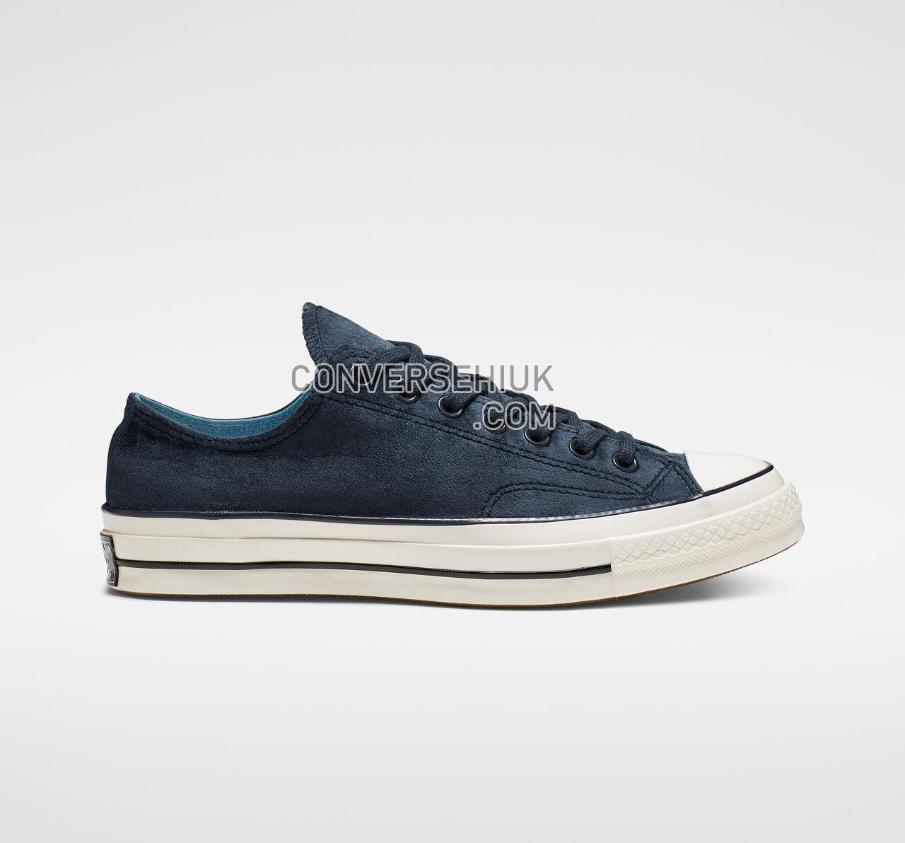 Converse Chuck 70 Velvet Low Top Dark Obsidian/Egret/Black 165179C Shoes