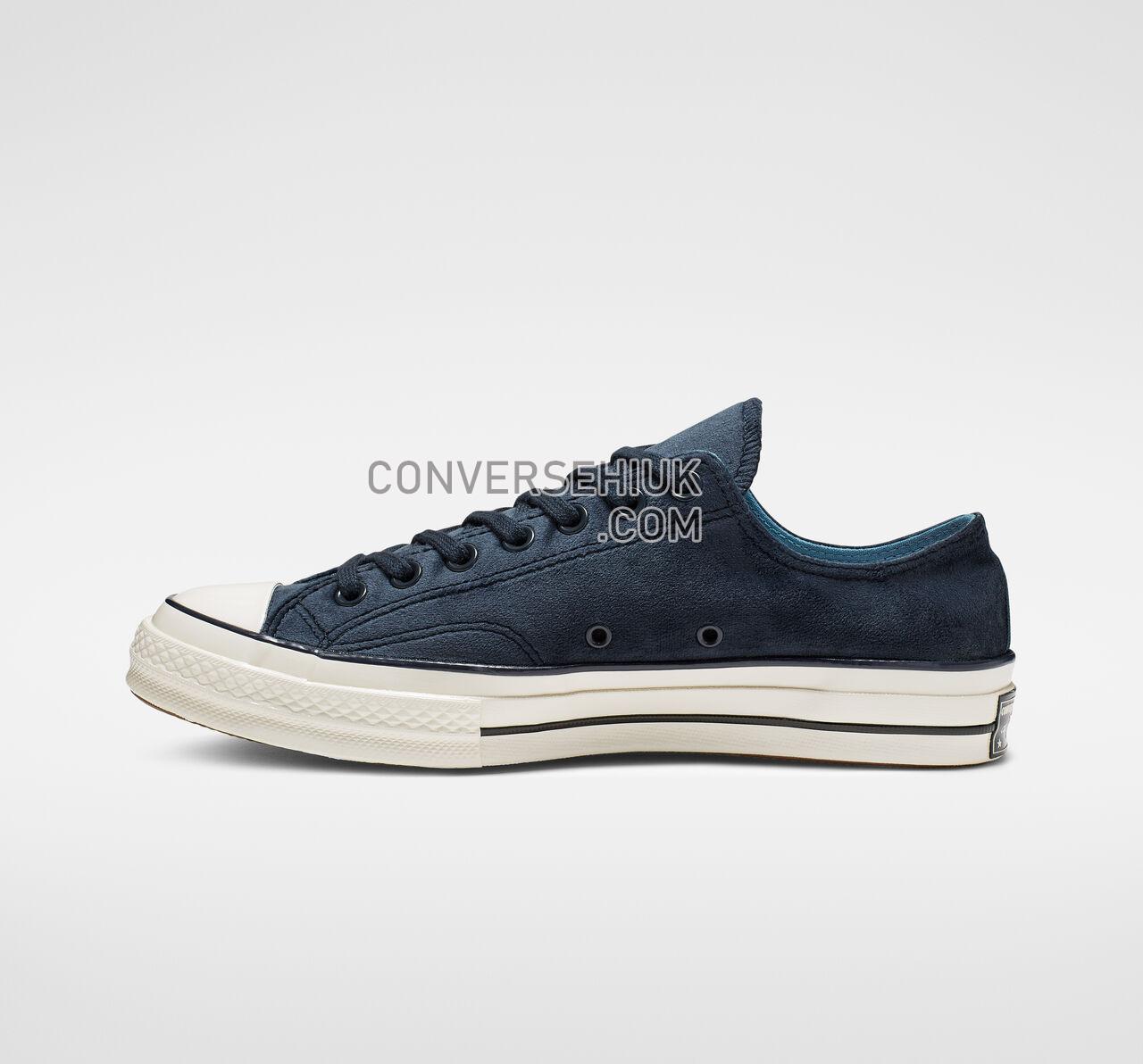 Converse Chuck 70 Velvet Low Top Dark Obsidian/Egret/Black 165179C Shoes