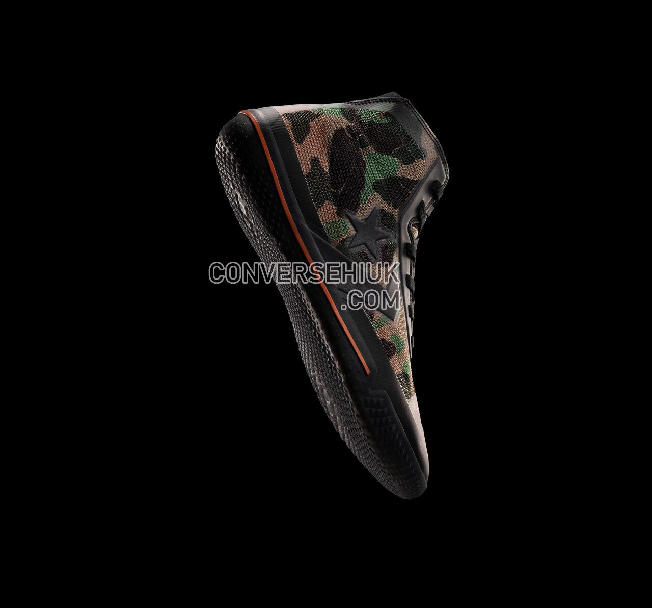 Converse All Star Pro BB Archive Print Black/Bold Mandarin/Black 166450C Shoes