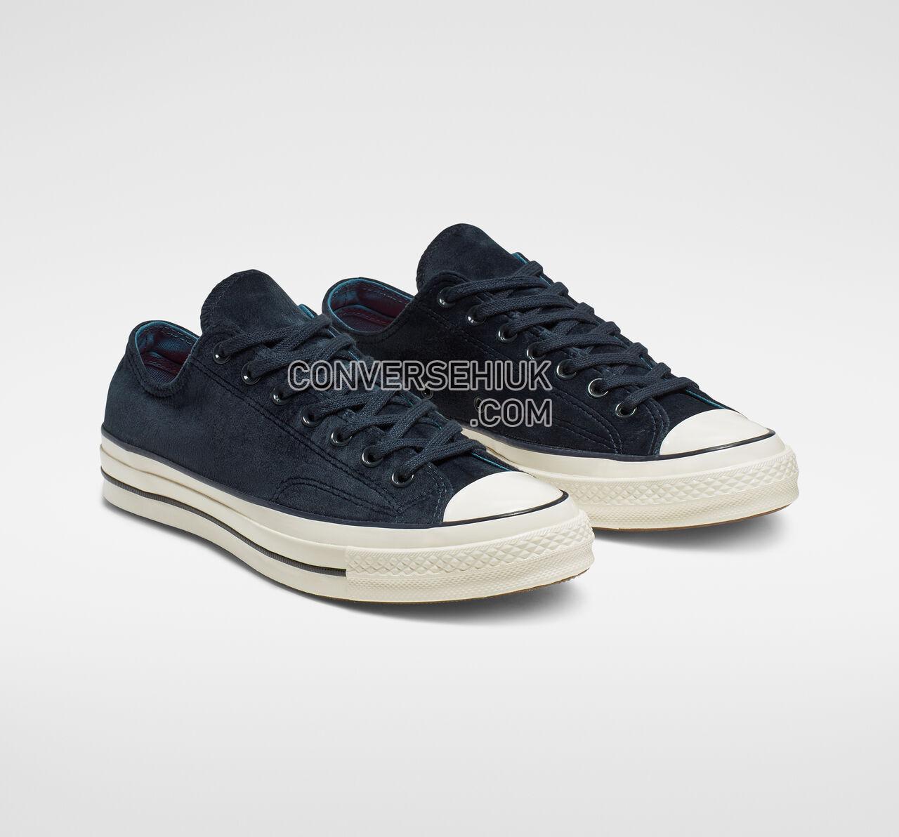 Converse Chuck 70 Velvet Low Top Dark Obsidian/Egret/Black 165179C Shoes