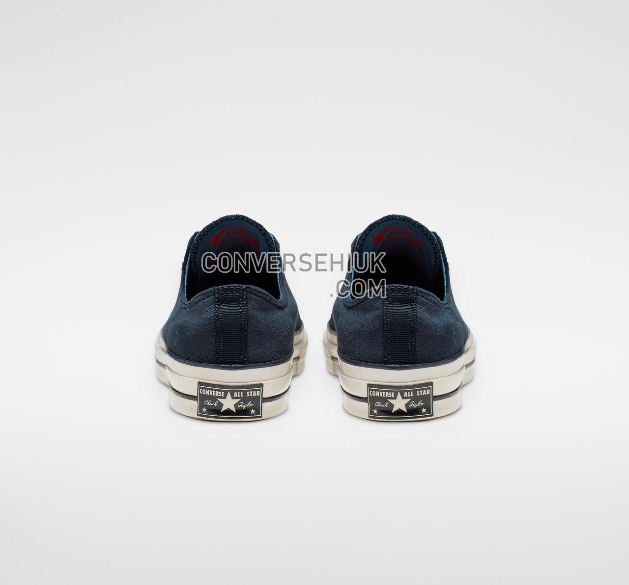 Converse Chuck 70 Velvet Low Top Dark Obsidian/Egret/Black 165179C Shoes