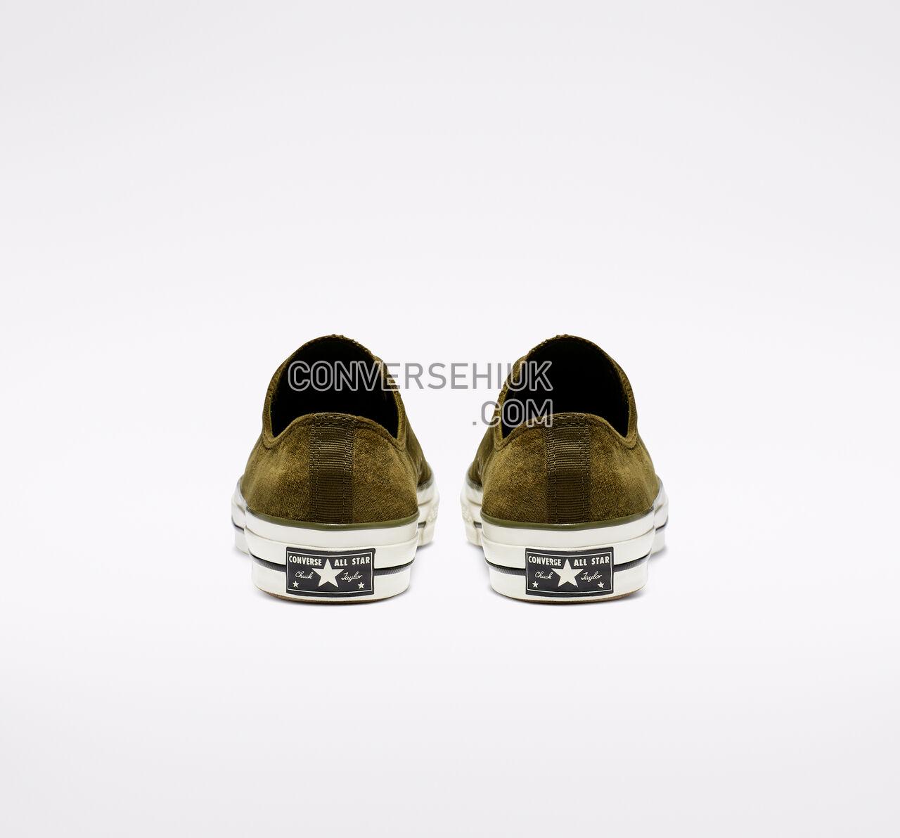 Converse Chuck 70 Velvet Low Top Surplus Olive/Egret/Black 165178C Shoes