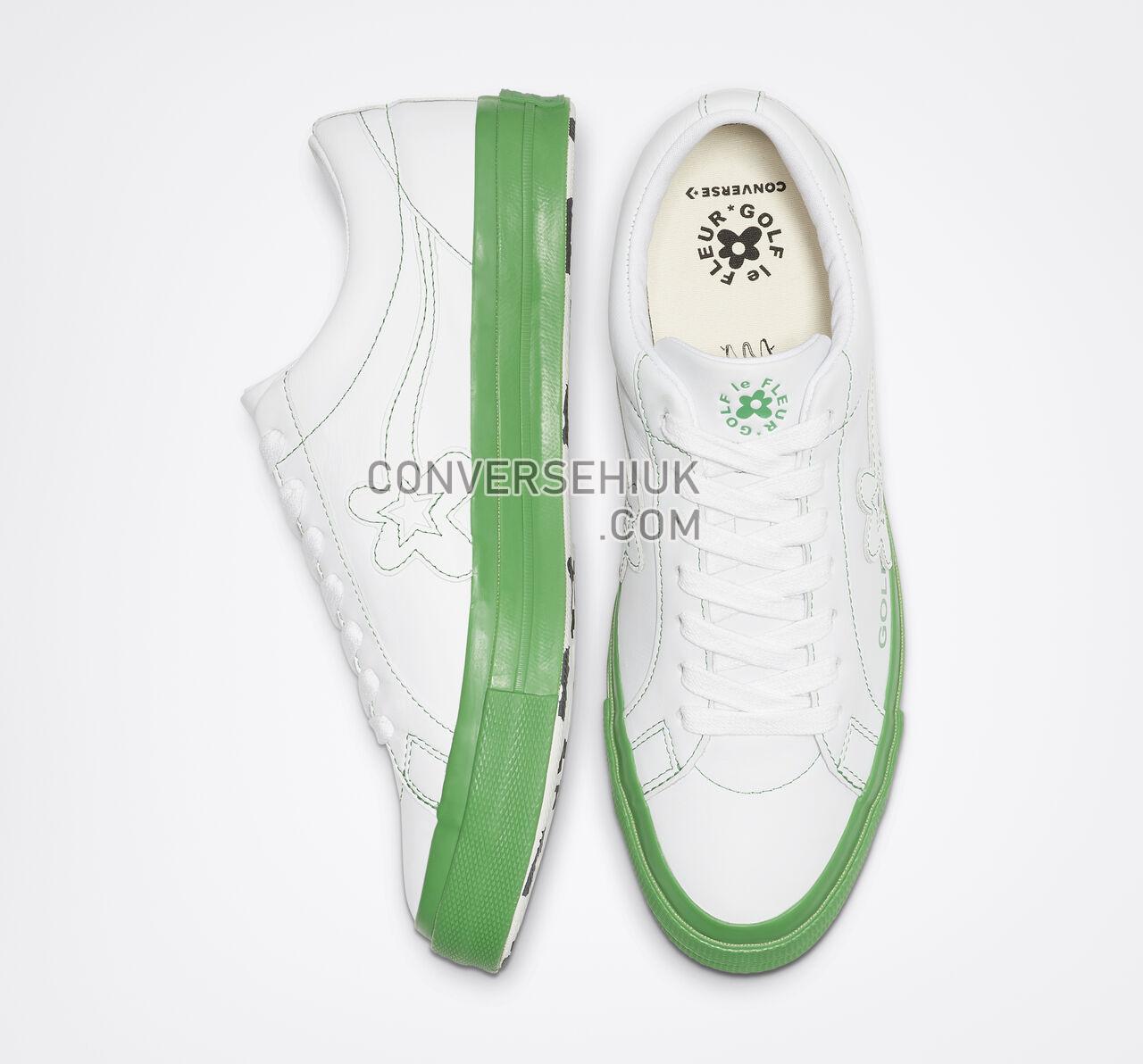 Converse x GOLF le FLEUR Colorblock One Star Low Top White/Antique White 164025C Shoes