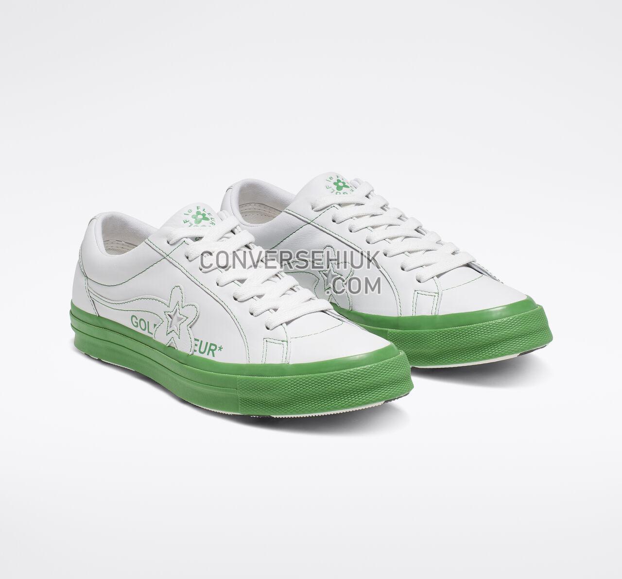 Converse x GOLF le FLEUR Colorblock One Star Low Top White/Antique White 164025C Shoes