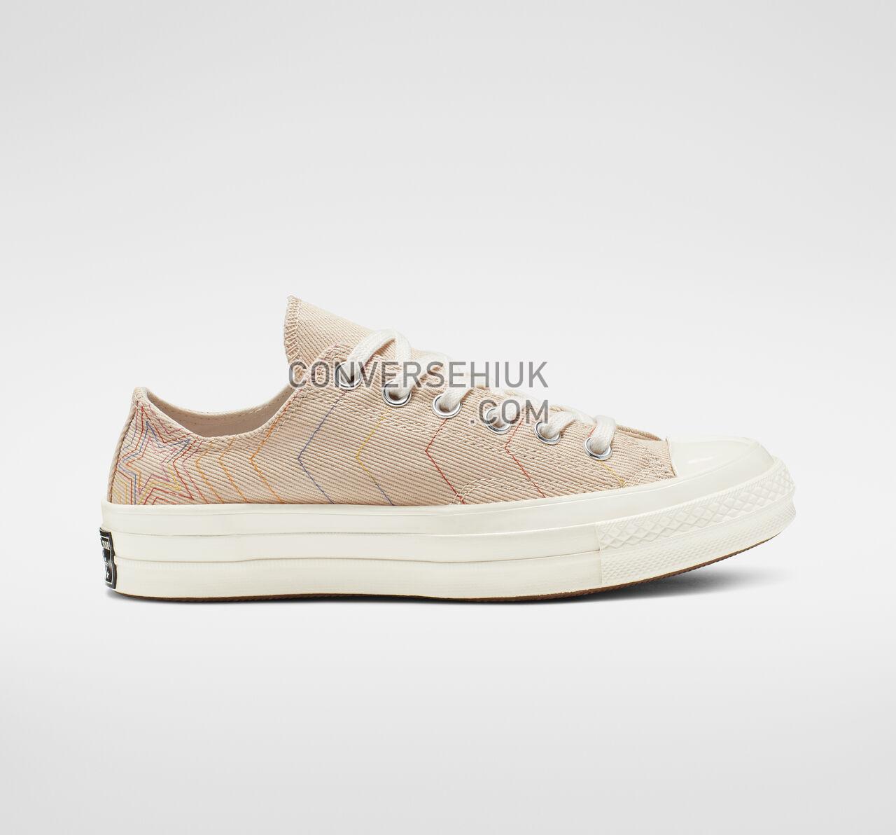 Converse Chuck 70 Exploding Star Low Top Light Bisque/ Pale Putty/Egret 164966C Shoes