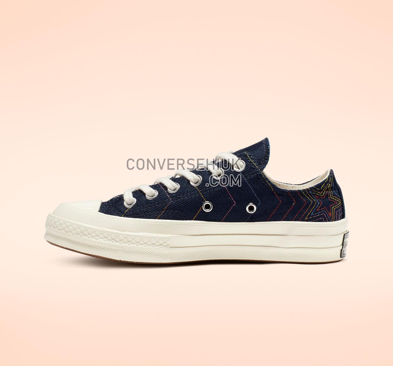 Converse Chuck 70 Exploding Star Low Top Obsidian/ Ozone Blue/ Egret 164967C Shoes