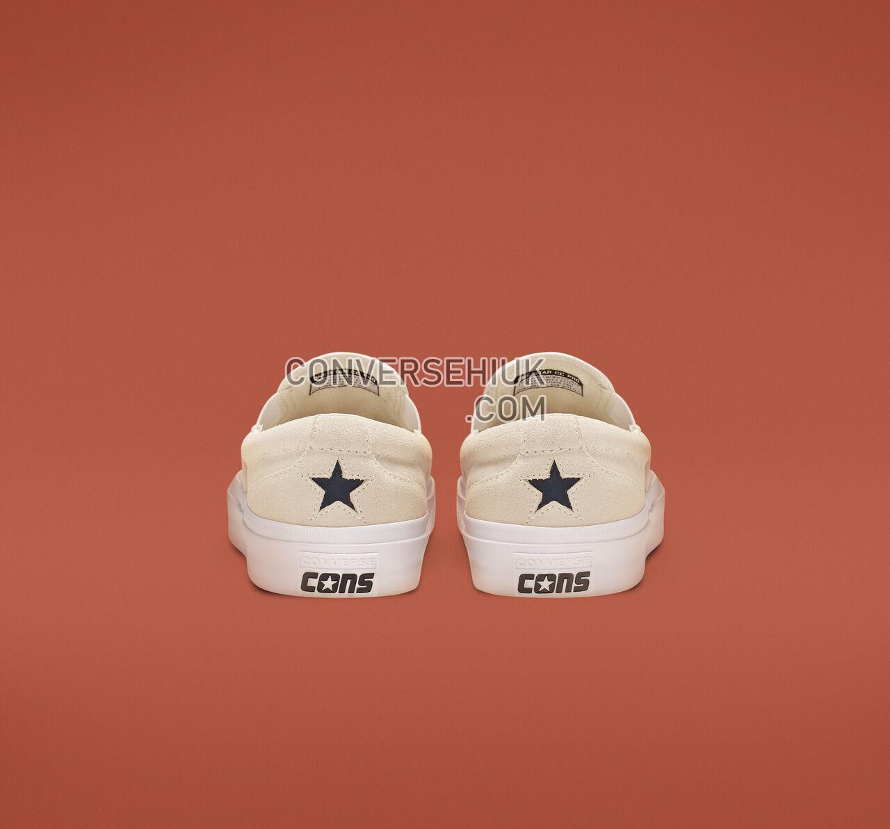 Converse One Star CC Pro Slip Egret/Navy/White 164155C Shoes