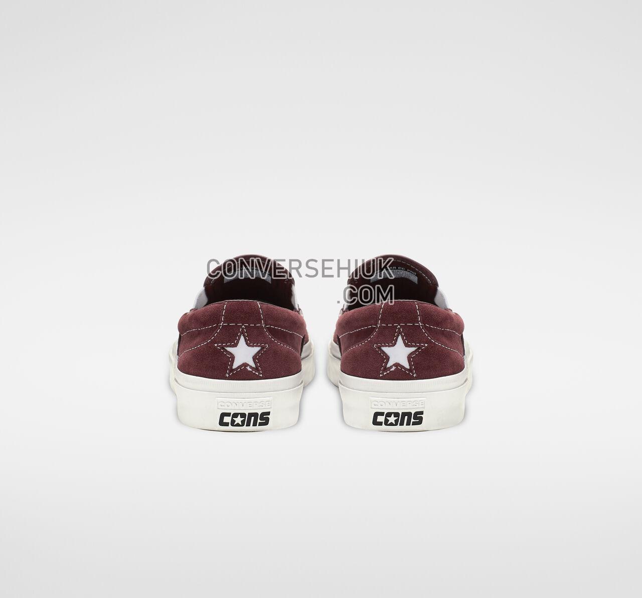 Converse One Star CC Pro Slip Dark Burgundy/White/White 164157C Shoes