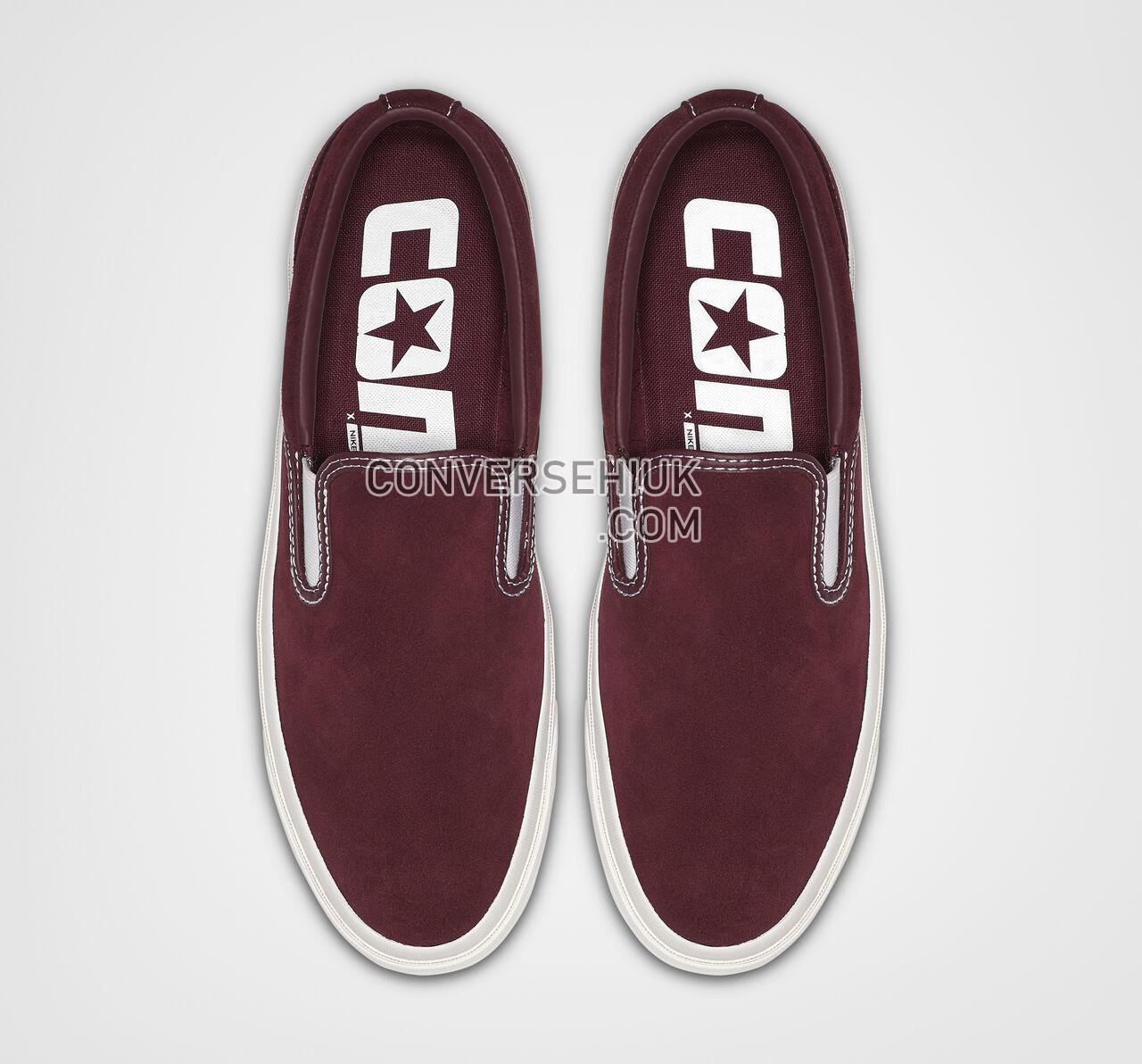 Converse One Star CC Pro Slip Dark Burgundy/White/White 164157C Shoes