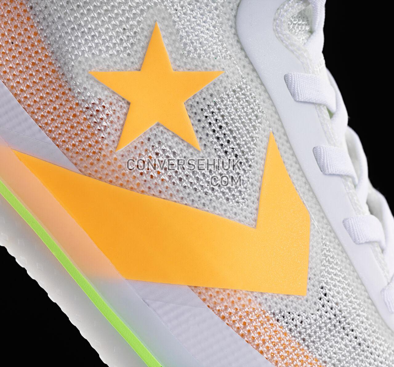 Converse All Star Pro BB Hyperbright High Top White/Orange/Volt 165543C Shoes