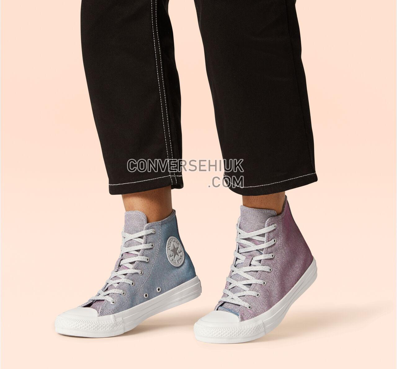 Converse Chuck Taylor All Star Starware High Top Pure Platinum/Blue/Pink 564910C Shoes