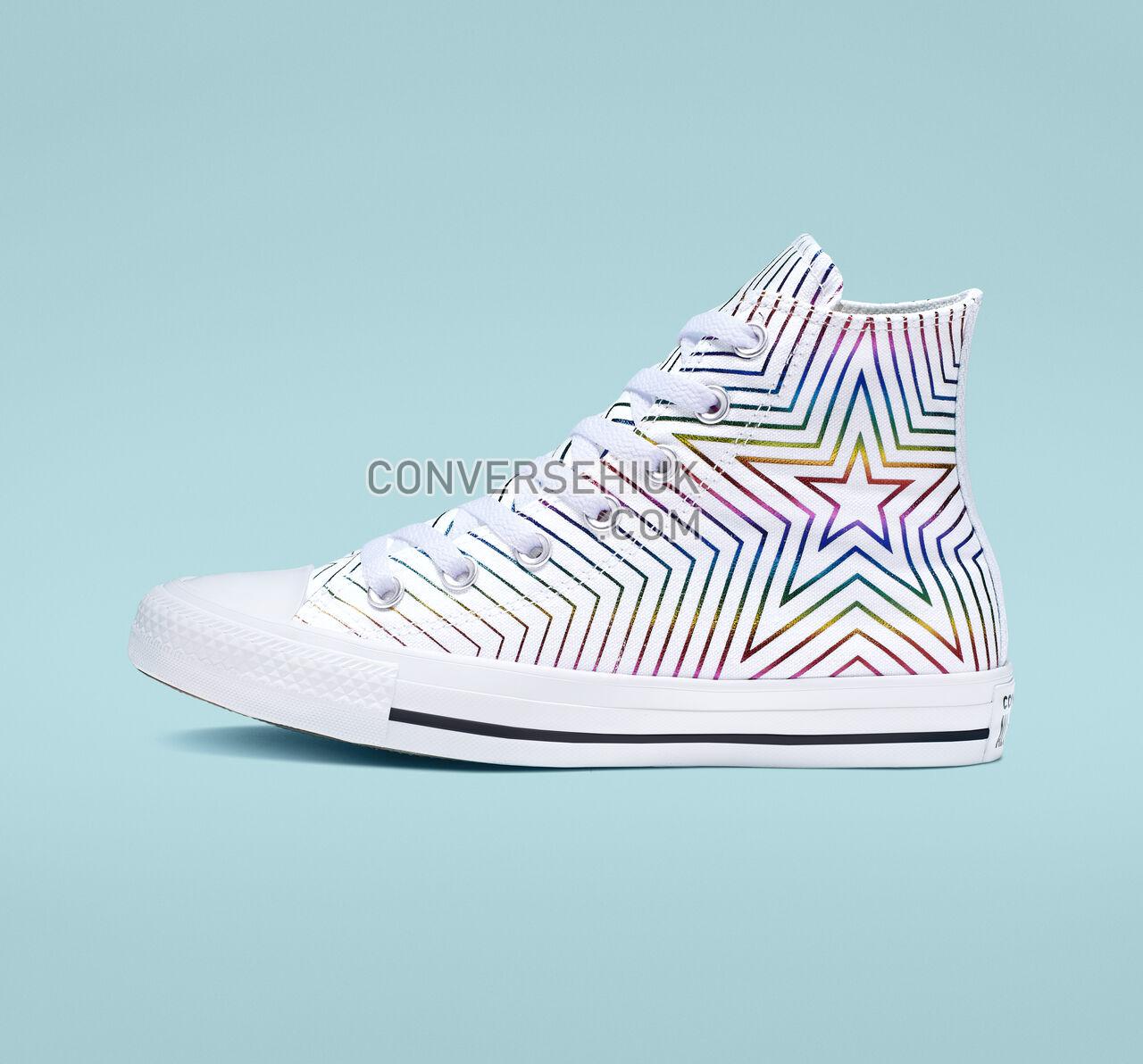 Converse Chuck Taylor All Star Exploding Star High Top White/Black/White 565396F Shoes