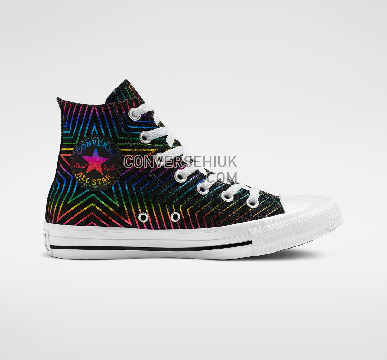 Converse Chuck Taylor All Star Exploding Star High Top Black/White/Black 565395F Shoes