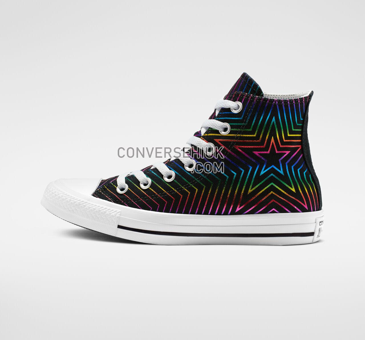 Converse Chuck Taylor All Star Exploding Star High Top Black/White/Black 565395F Shoes