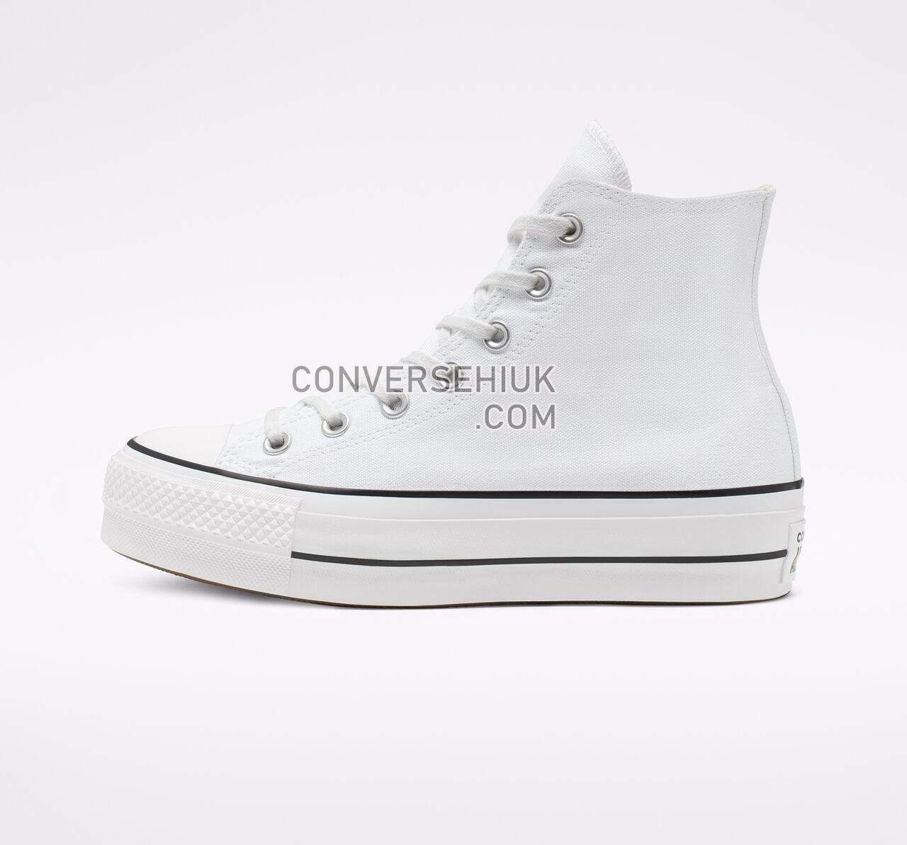 Converse Chuck Taylor All Star Canvas Platform High Top White/Black/White 560846C Shoes