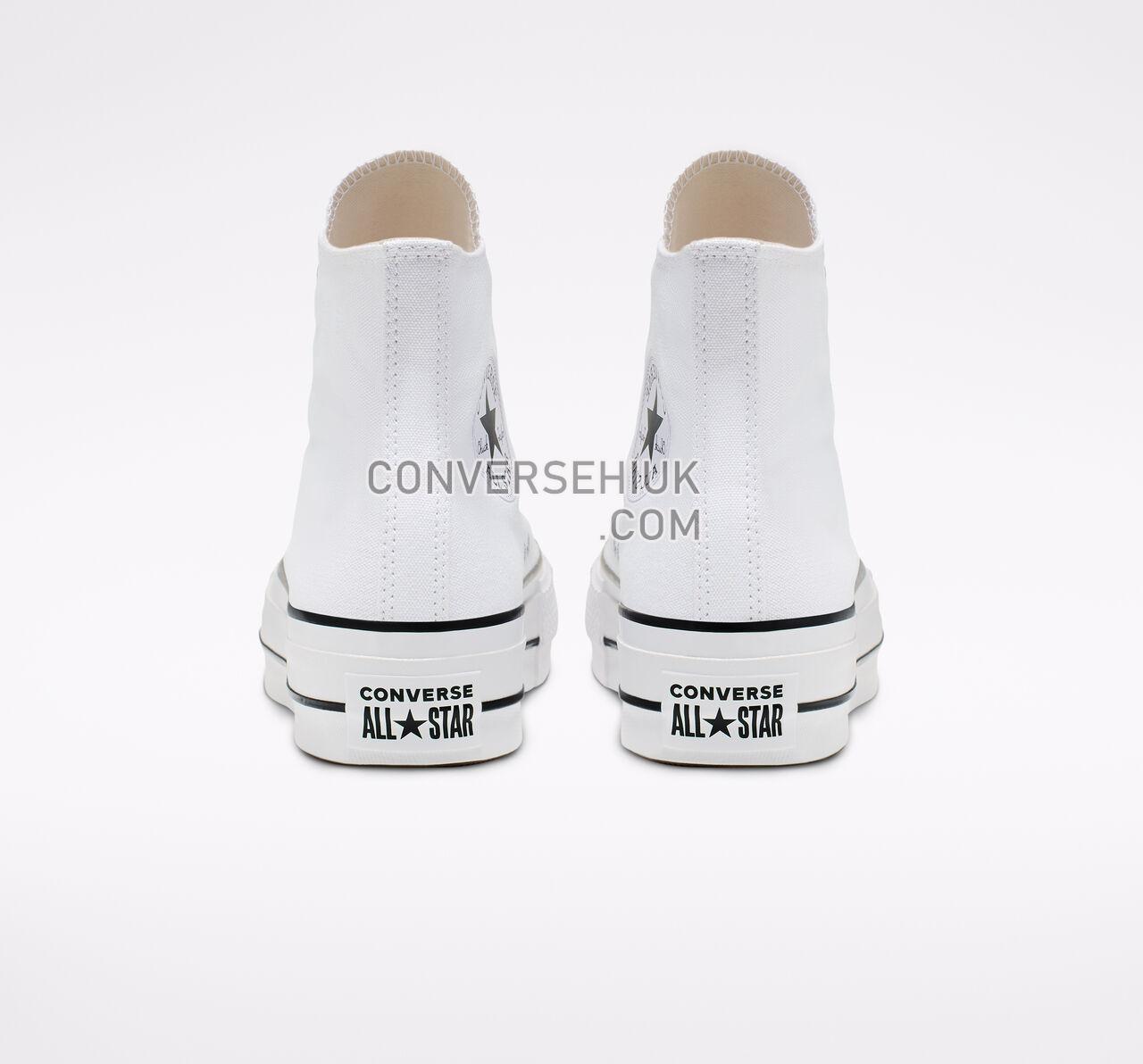 Converse Chuck Taylor All Star Canvas Platform High Top White/Black/White 560846C Shoes